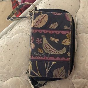 Women’s flowered with leaves wallet.